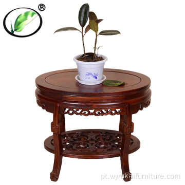 mesa de madeira sólida de bonsai